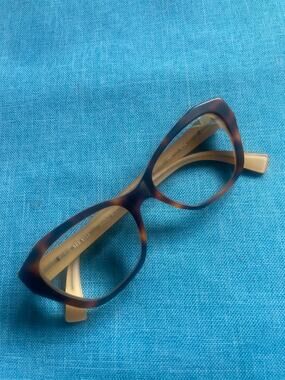 SEE Tortoise Cat Eye Glasses Frames for Eyeglasses HANDMADE in Italy Women 8513
